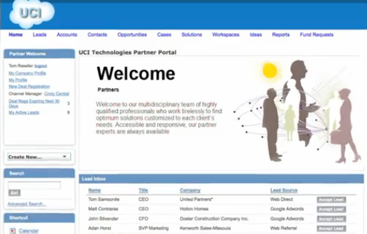 Salesforce CRM Partner Portal