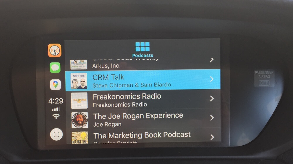 Apple CarPlay: CRM Talk
