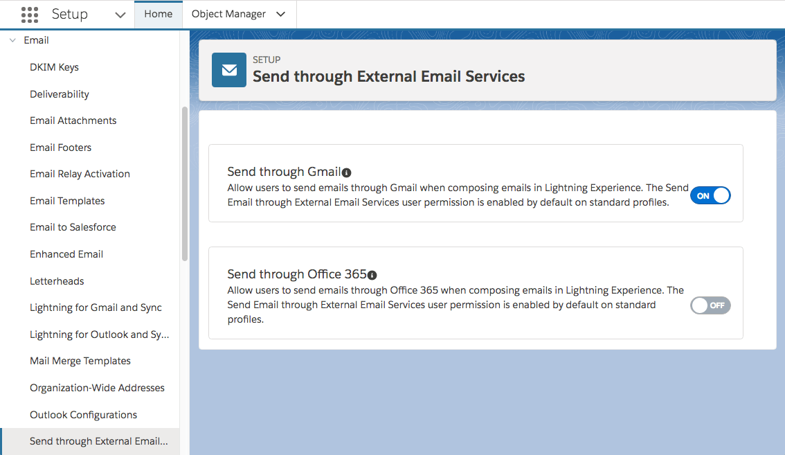 Salesforce Email Setup