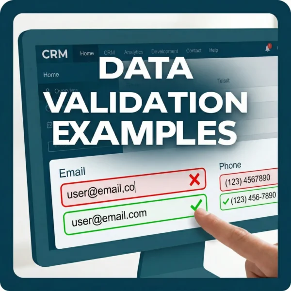 CRM Data Validation Examples