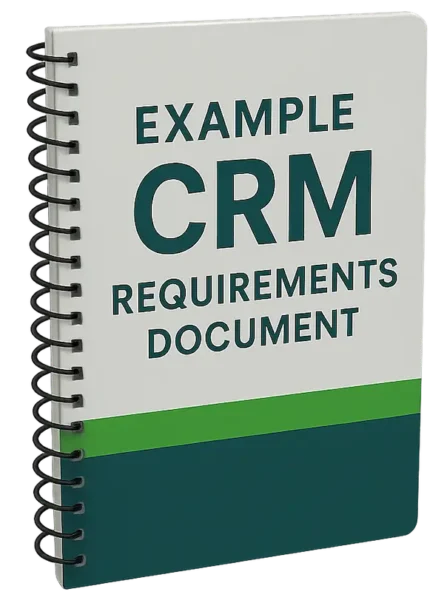 Example CRM Requirements Doc Book Cover