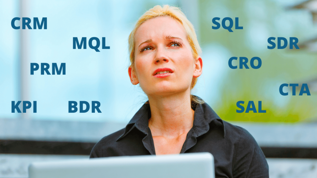 Woman Confused By CRM Acronyms