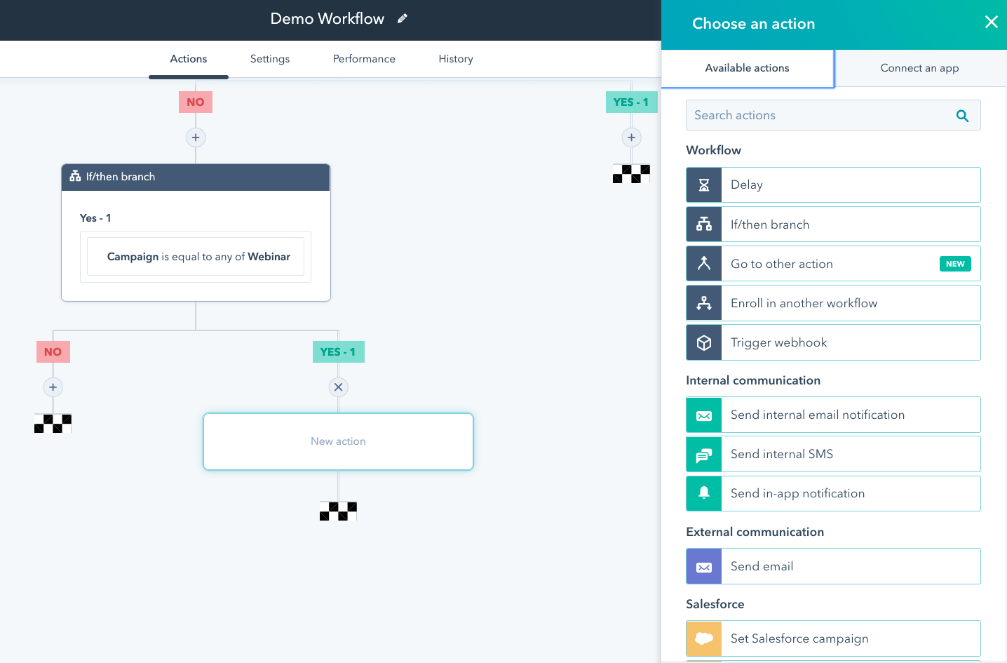 HubSpot Workflow