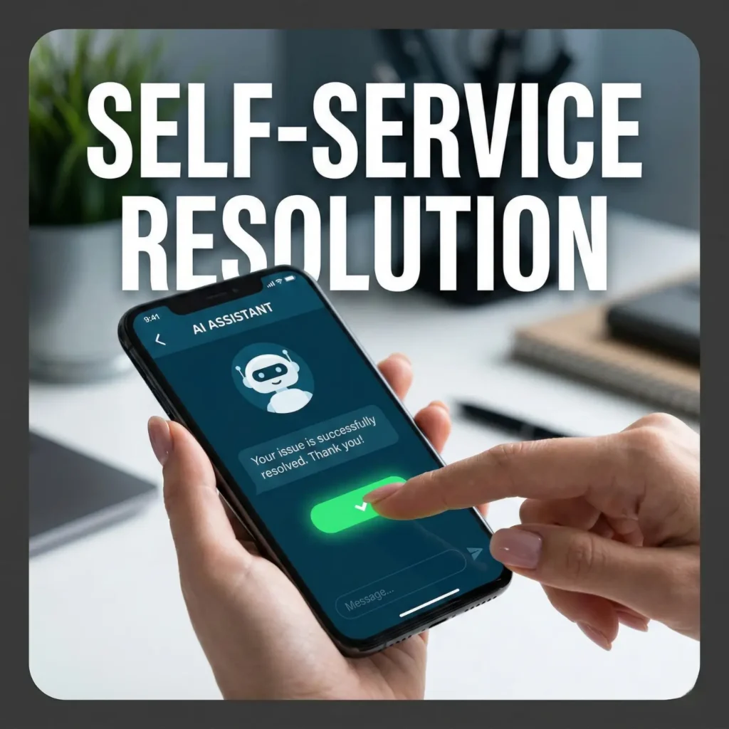 Self-Service Resolution Using AI Agent