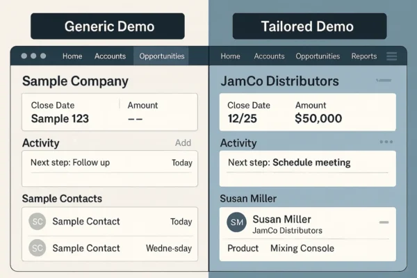 A Tailored CRM Demo