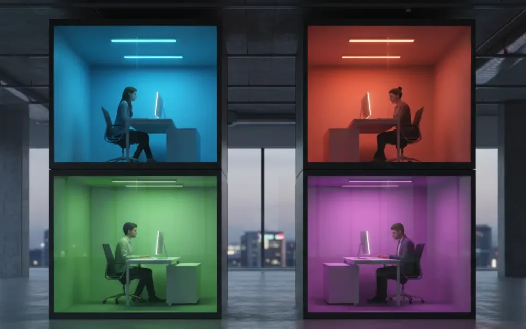 Employees Working in Silos