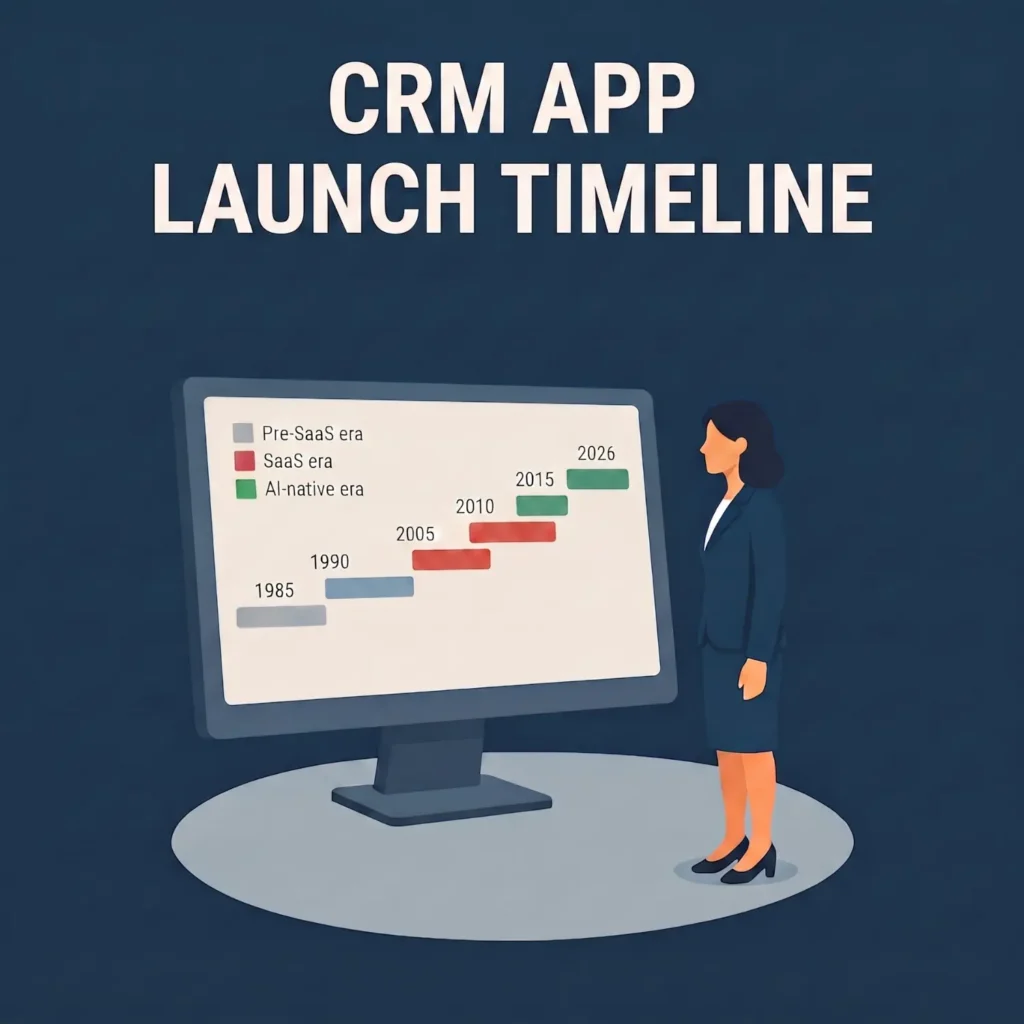 CRM App Launch Timeline