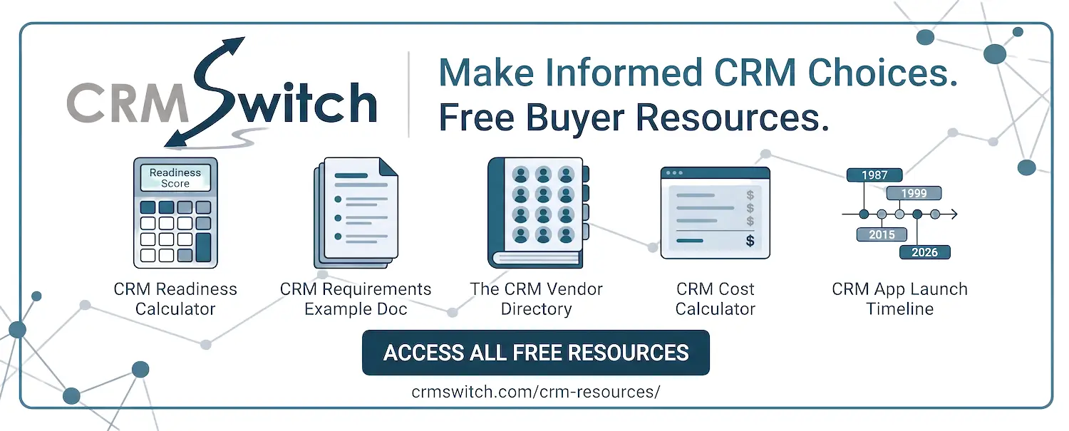 Free CRM Buyer Resources