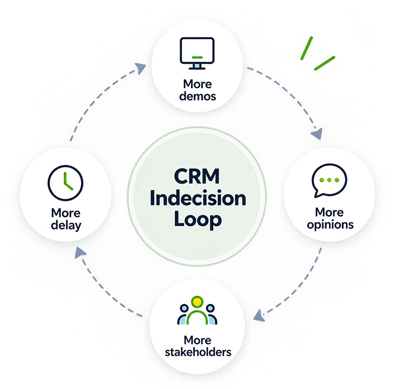 CRM Indecision Loop