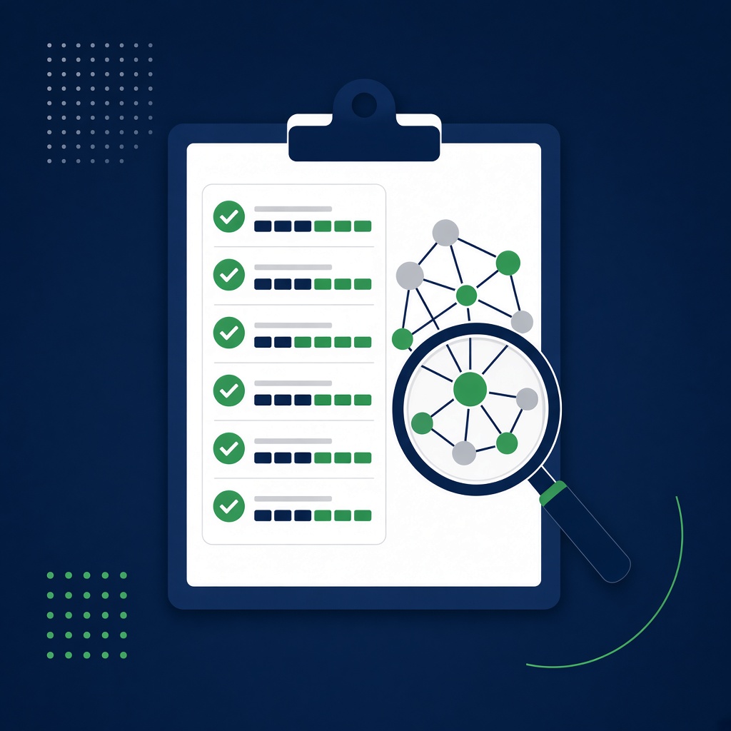 Clipboard scorecard for evaluating CRM software selection criteria